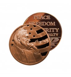 Ron Paul 2012 One Ounce Copper Round