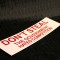 Don't Steal, The Government Hates Competition Sticker